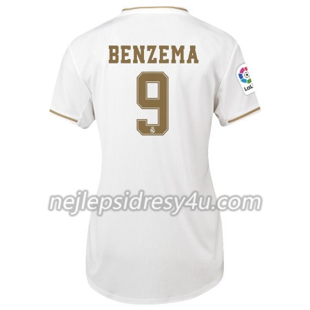 Fotbalový Dres Real Madrid Karim Benzema 9 Dámské Domácí 2019/20